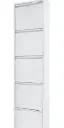 Metal Shoe Storage Cabinet 5 Flip Drawers